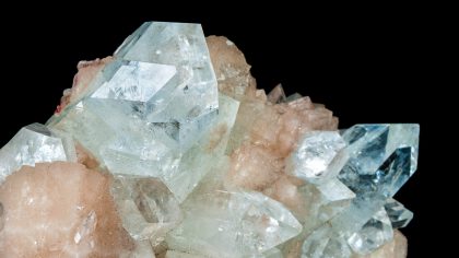 white apophyllite crystal